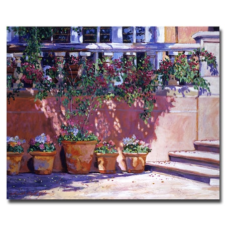 David Lloyd Glover 'Tuscan Plaza' Canvas Art,18x24